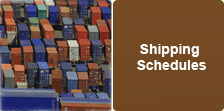 Our shipping Schedules